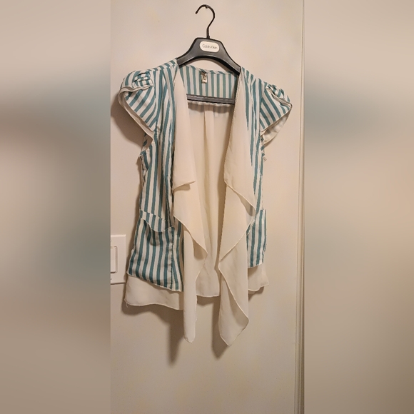 Stripe double front pockets blazers - Picture 3 of 4